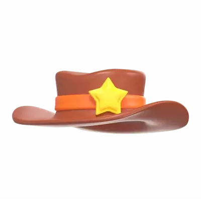 Cowboy Hat 3D Graphic