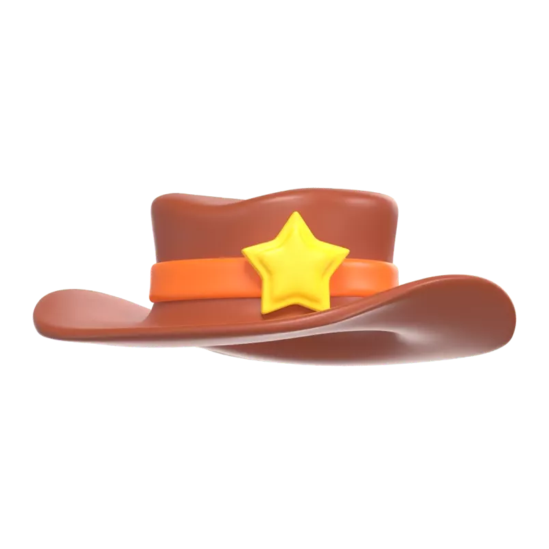 Cowboy Hat 3D Graphic