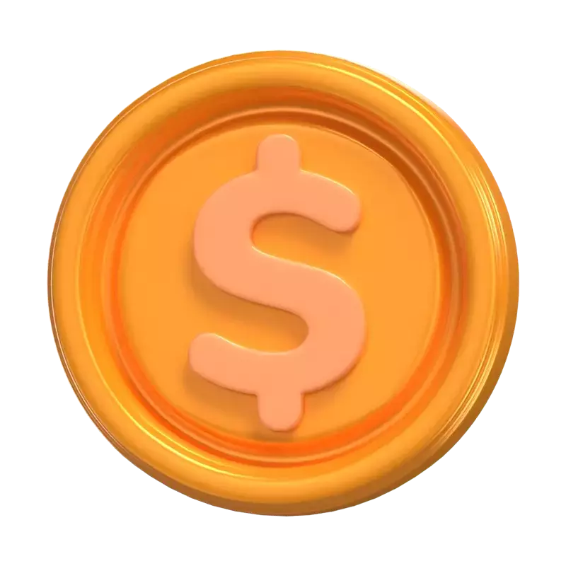 Coin 3D Graphic