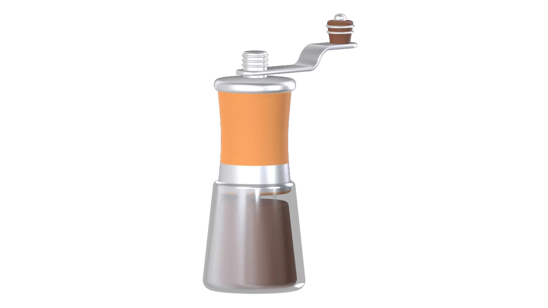 Hand Coffee Grinder 3D Graphic