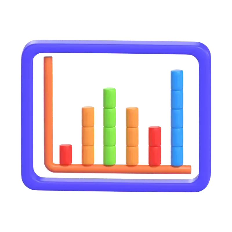 Balkendiagramm 3D Graphic