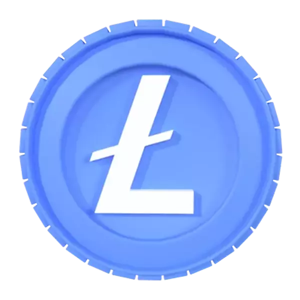 Litecoin 3D Graphic