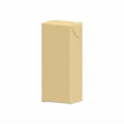 3D Juice Cardboard Packaging 1500ml 3D Graphic