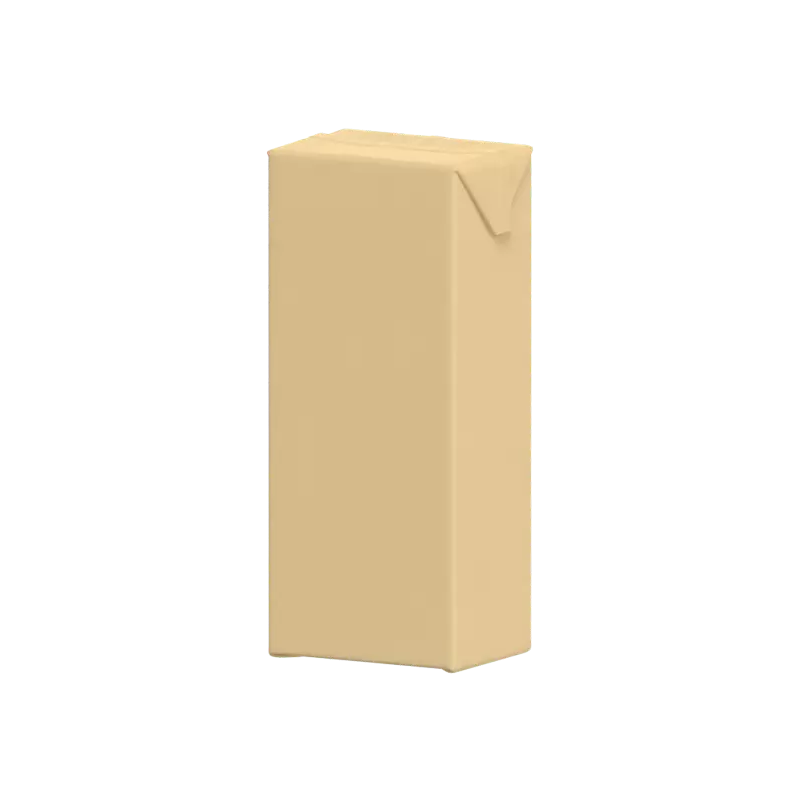 3D Juice Cardboard Packaging 1500ml 3D Graphic