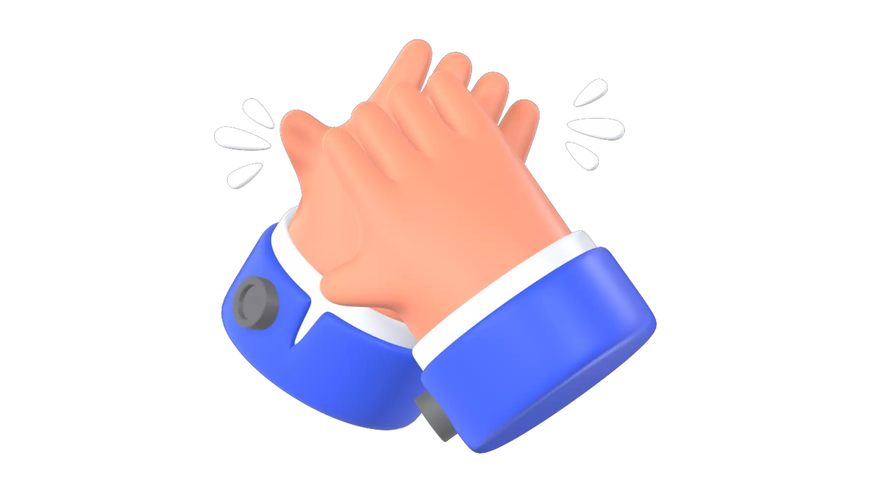 Clapping 3D Graphic