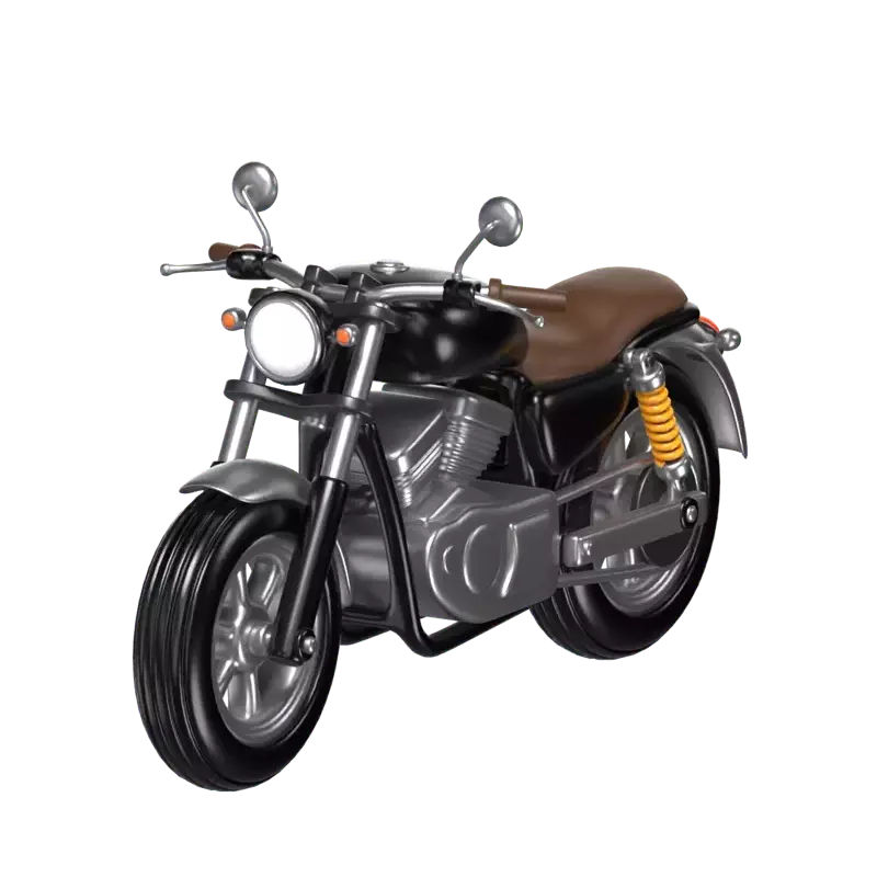 3D  Touring Motorbike Model 3D Graphic