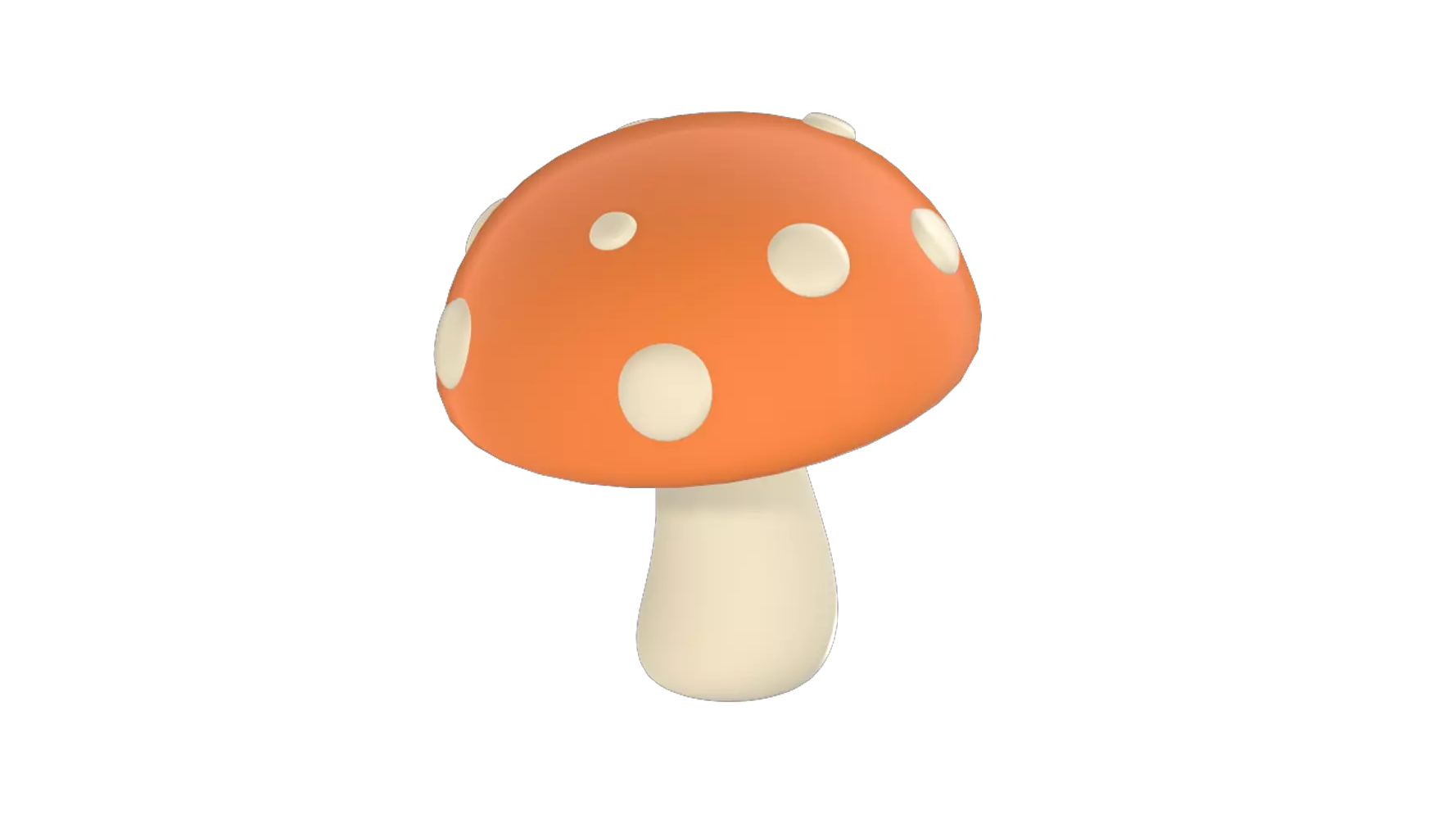 Mushroom 3d model--241f3e68-864d-40f8-bd1d-cafe3fac7fd5