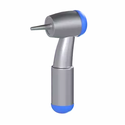 Dental Drill 3D Graphic