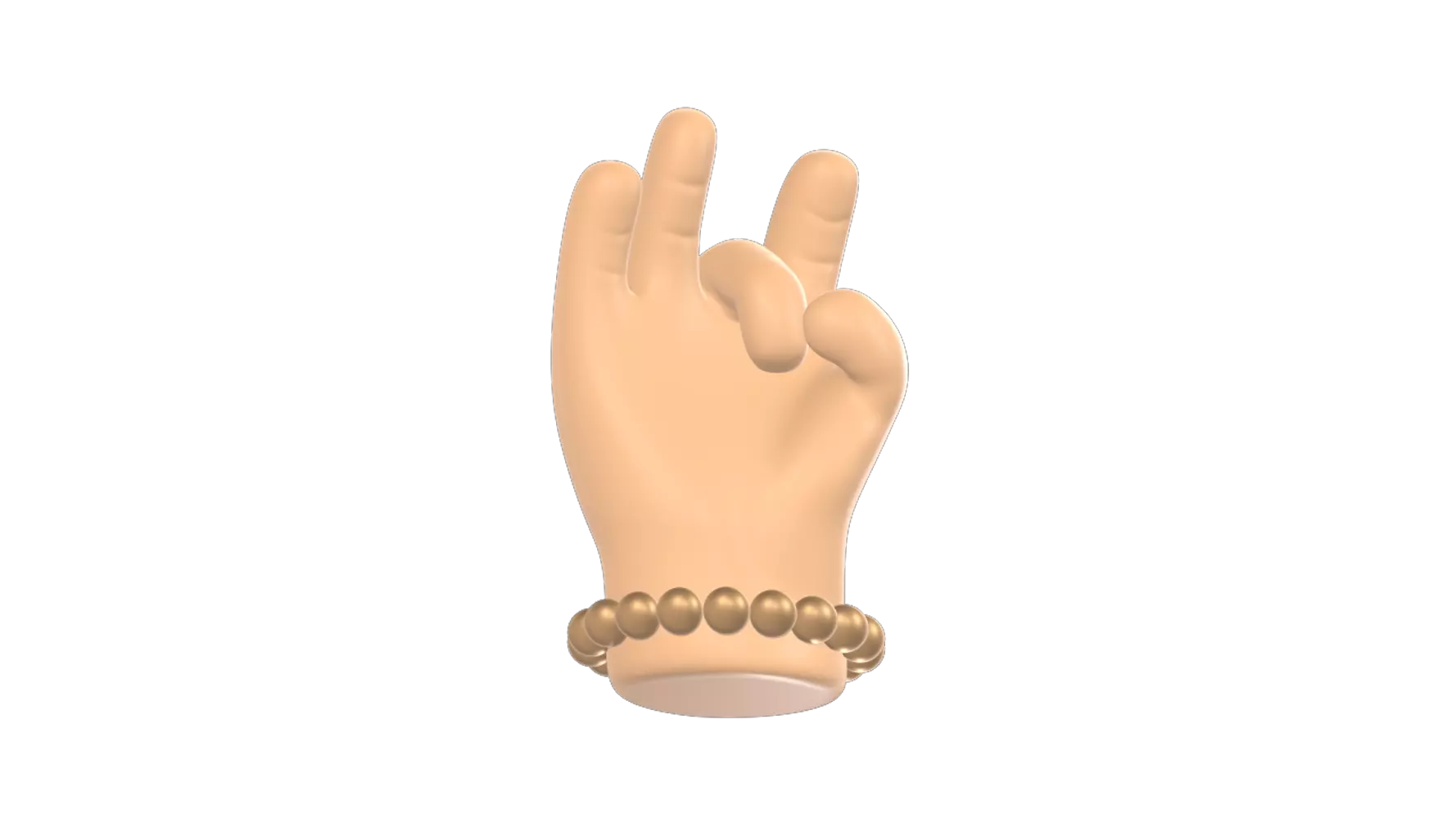 Hand Ritual 3D Graphic
