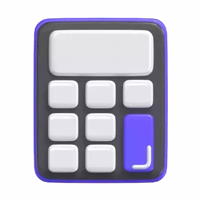 Calculator 3D Graphic