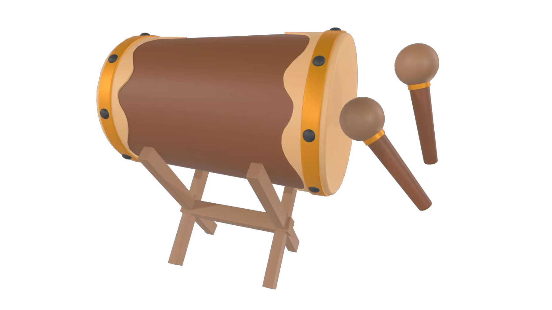 Mosque Drum 3D Graphic