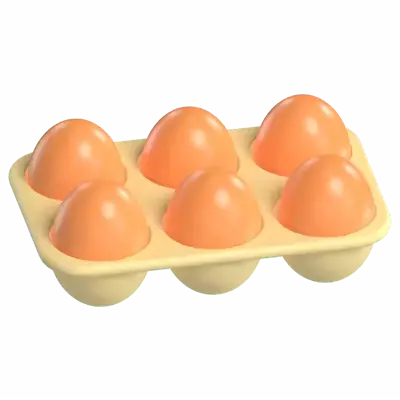 Eggs 3D Graphic