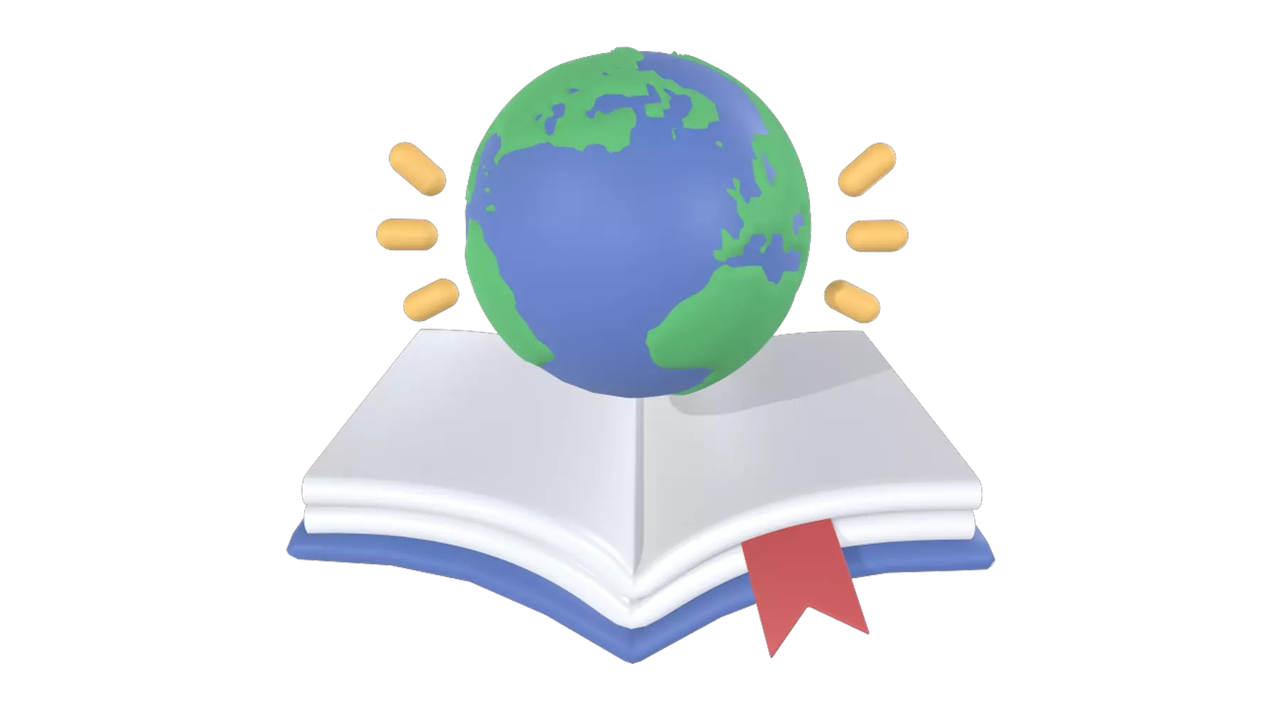 Global Education 3D Graphic