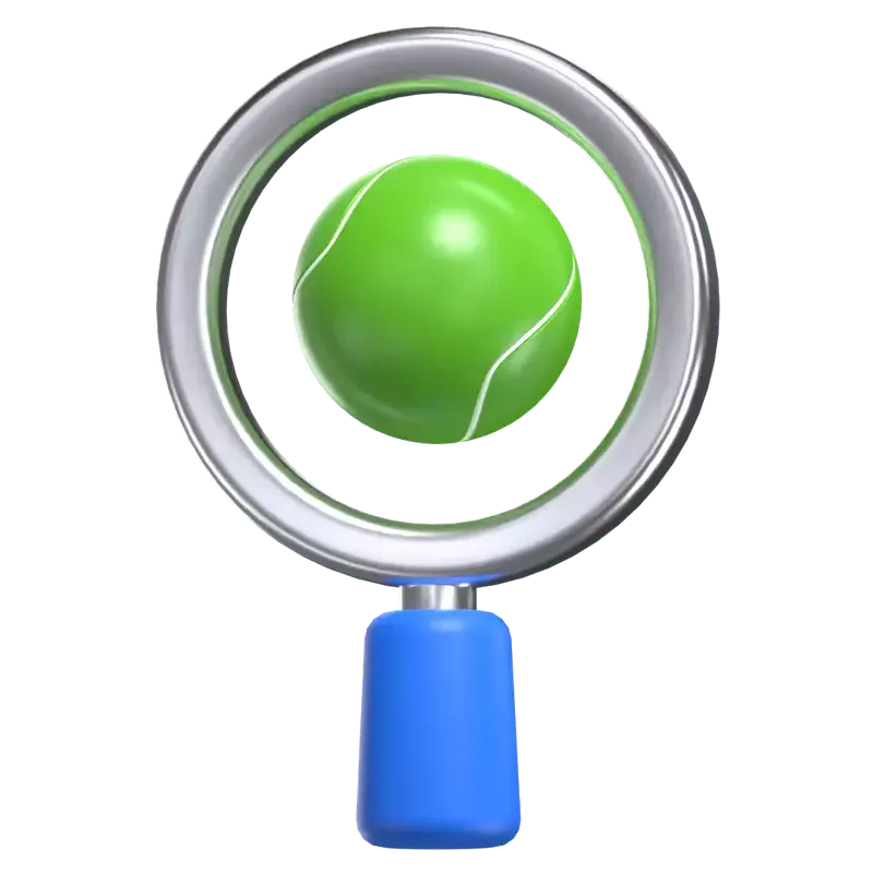 Search Tennis Ball 3D Graphic