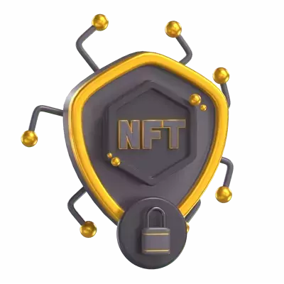 NFT Protection 3D Graphic