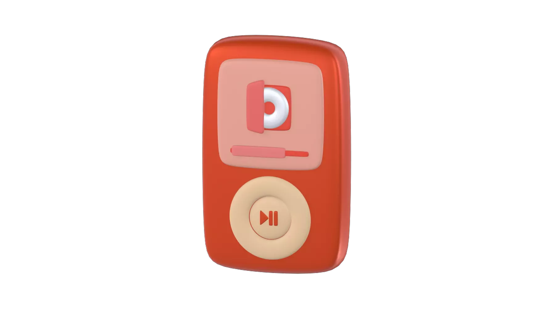 MP3 Player 3D Graphic