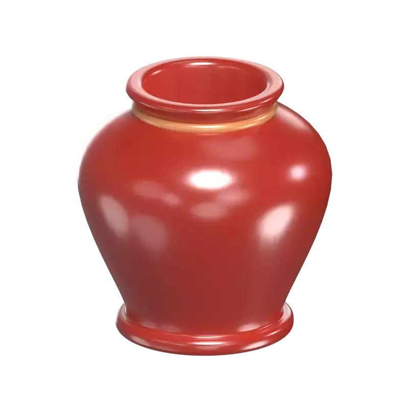 Koreanische Vase 3D Graphic