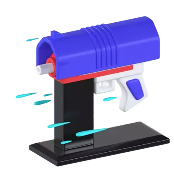 VR Gaming Gun 3D Graphic