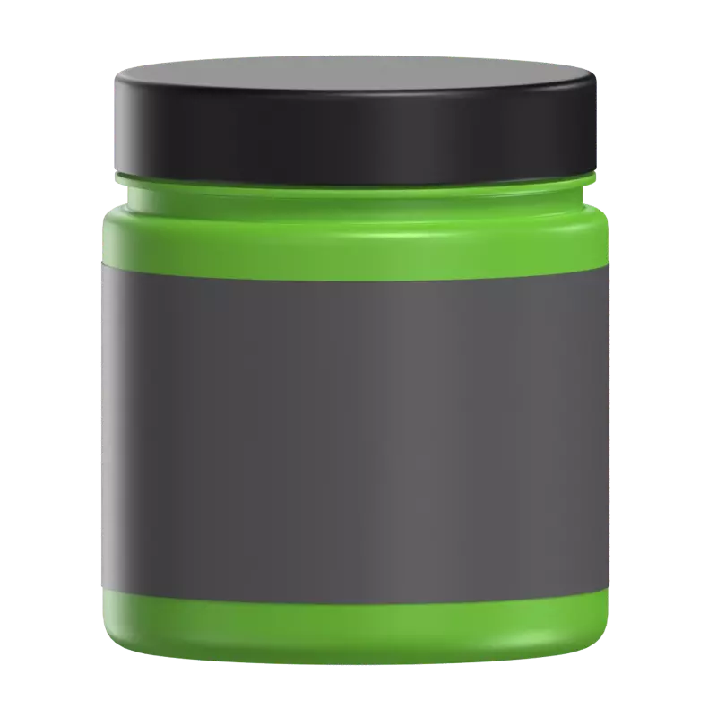 Plastic Jar 3D Graphic