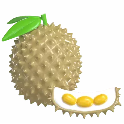 Durian 3D Graphic