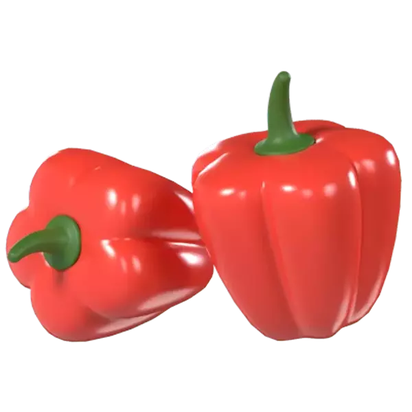 Bell Pepper 3D Graphic