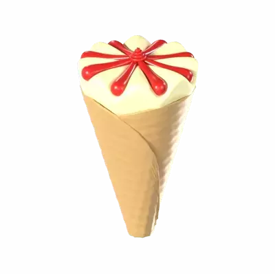Ice Cream Cone 3d model--b1ff9c27-8712-43ee-b157-7e25b5c8ecd8