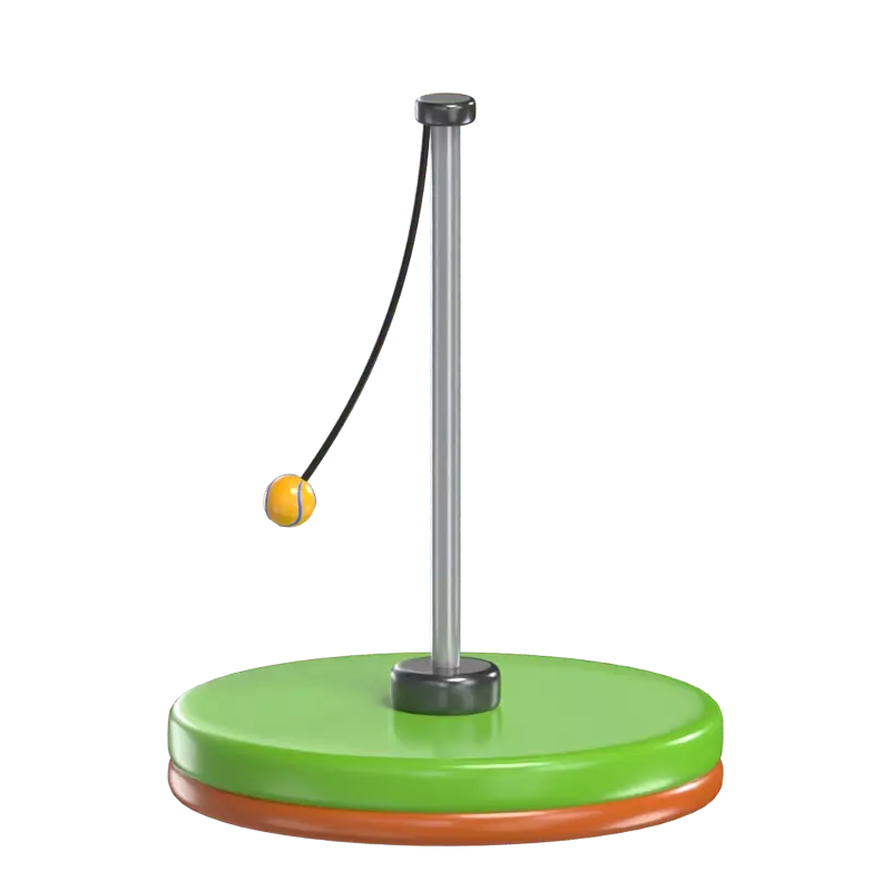 Tetherball 3D Graphic