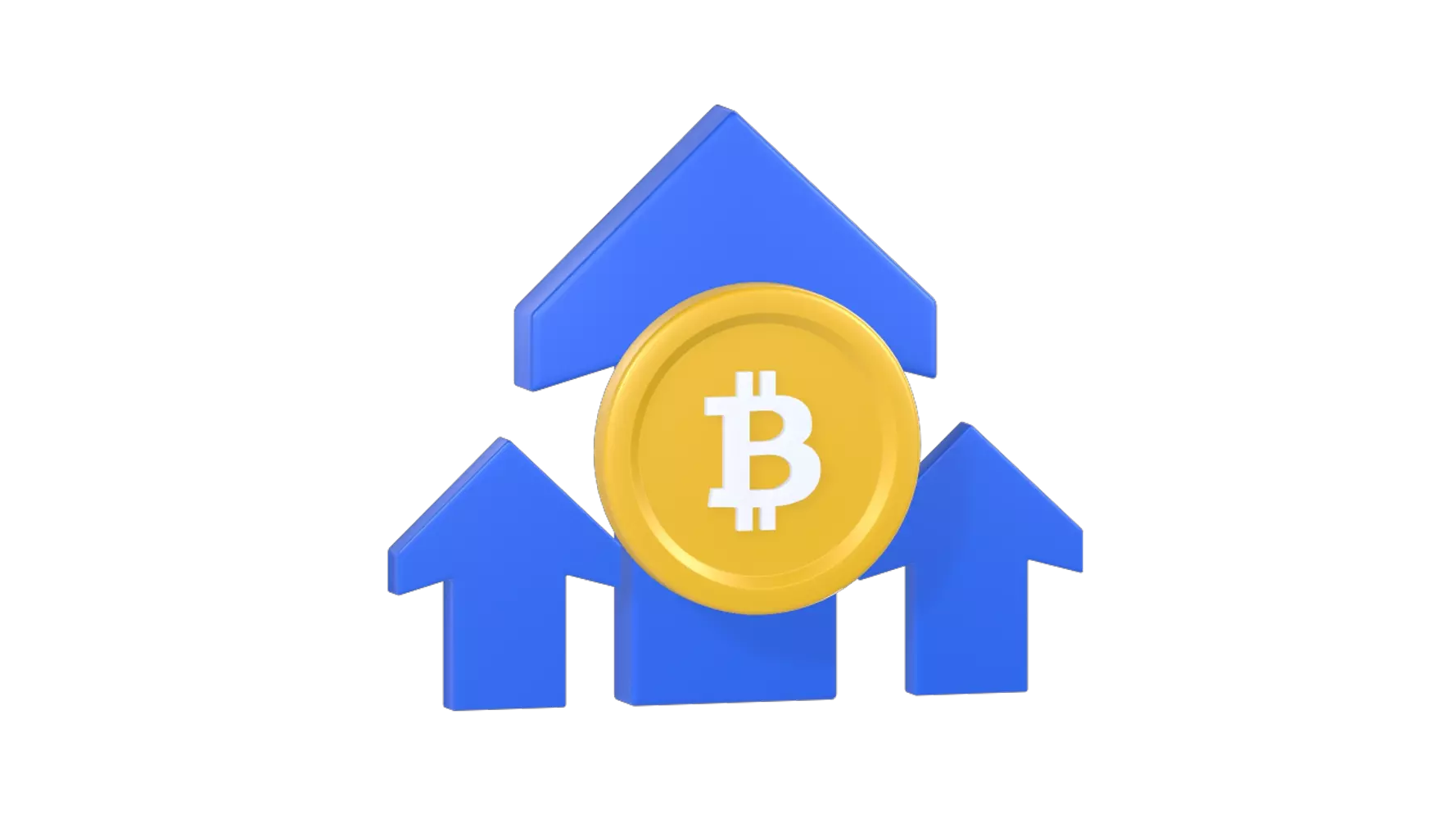 Cryptocurrency Increase 3d model--d8907baa-f4b0-4377-bf56-9dce16c7d577