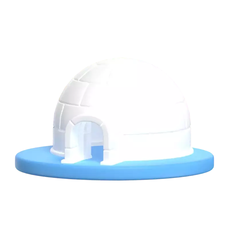 Igloo 3D Graphic