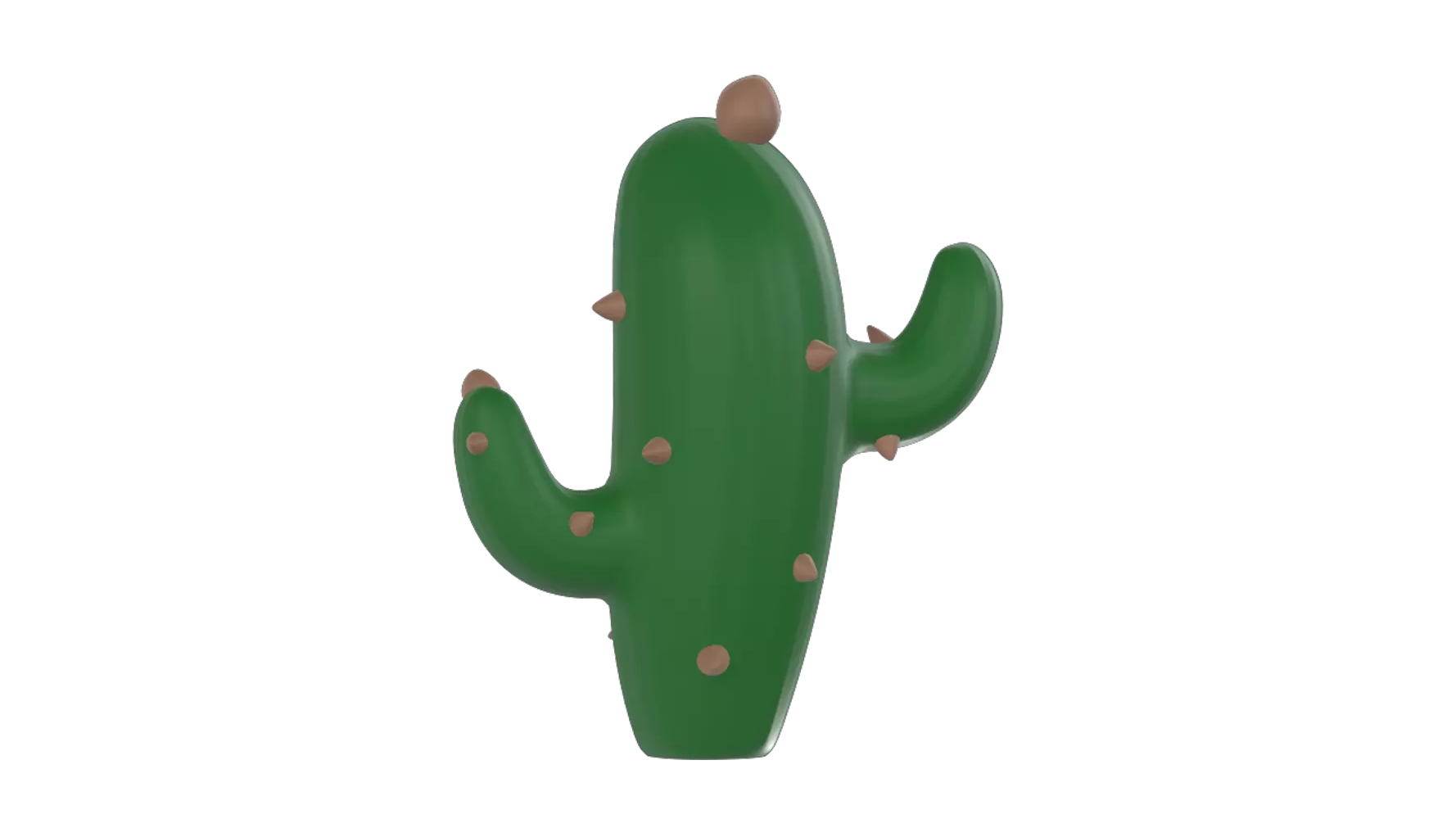 Cactus 3D Graphic