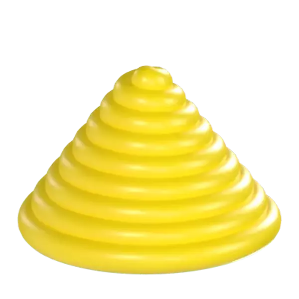 Cone Helix 3D Graphic