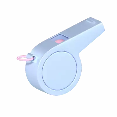 Sports Whistle 3D Graphic