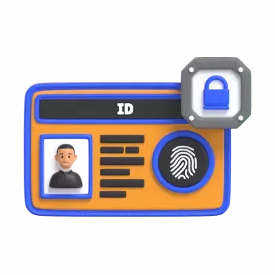 Biometric ID 3D Graphic