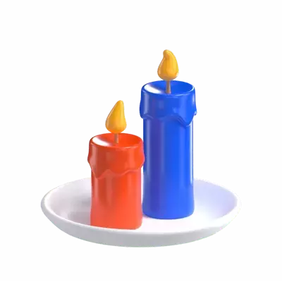 Candle 3D Graphic
