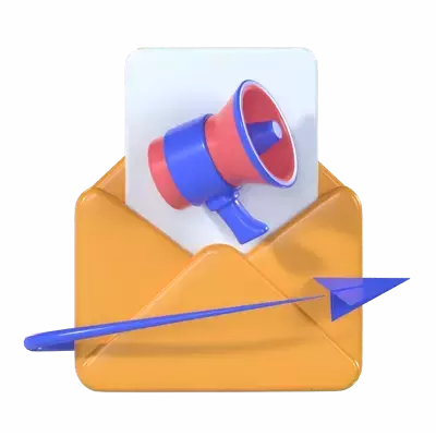 Email Marketing 3D Graphic