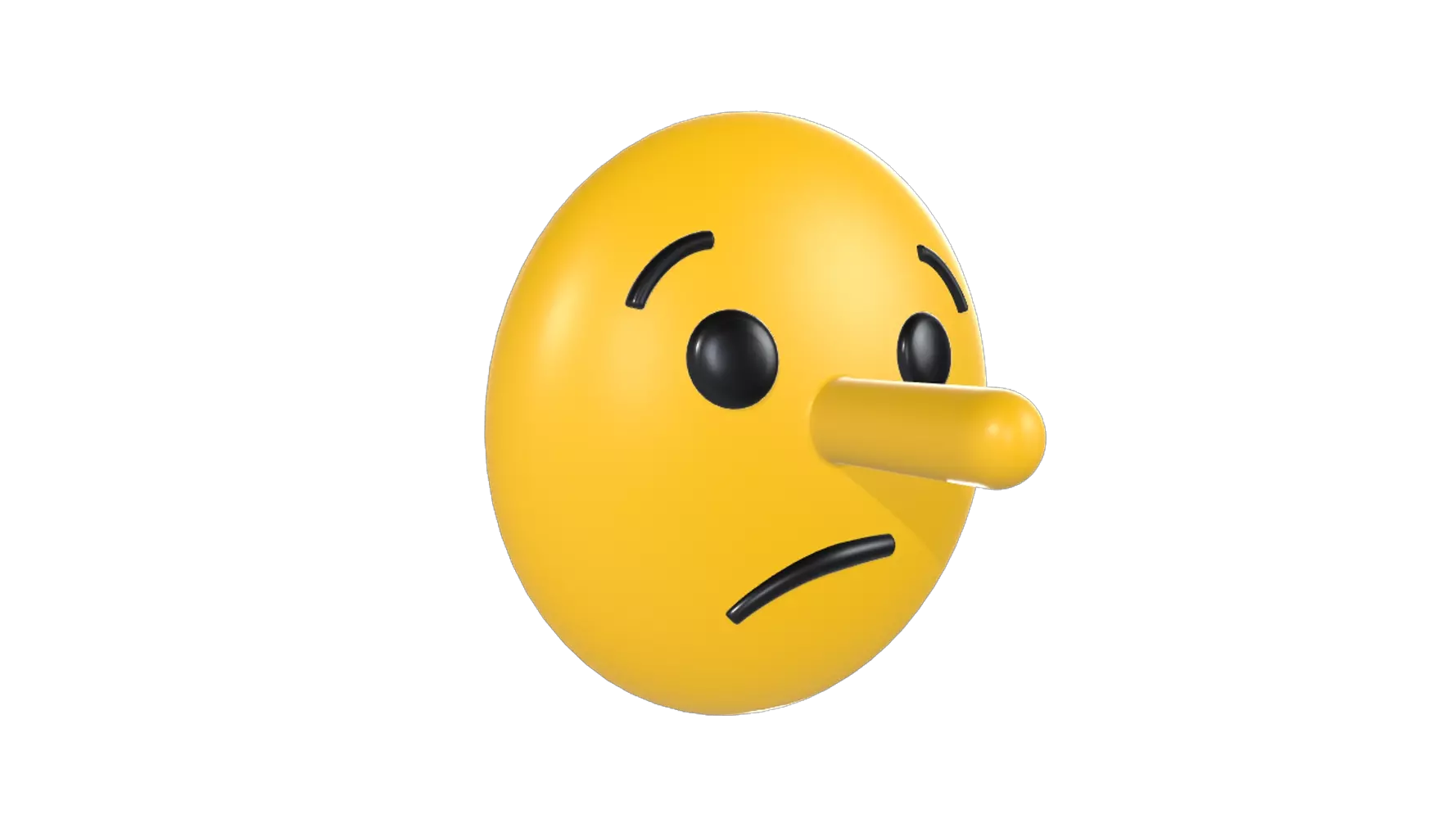 Lying Emoji 3d model--e9b5feee-306c-41de-9785-20ed86f77857