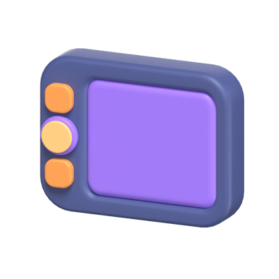 3D Drawing Tablet Icon Model With Shortcut Buttons 3D Graphic