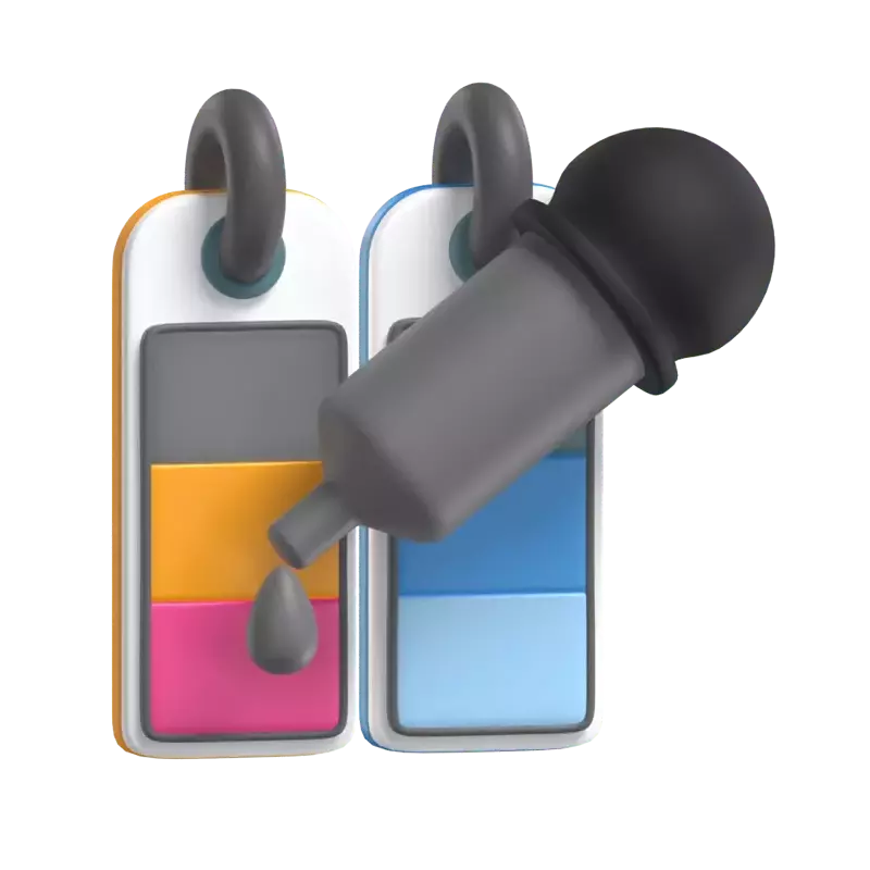 Color Picker 3D Graphic