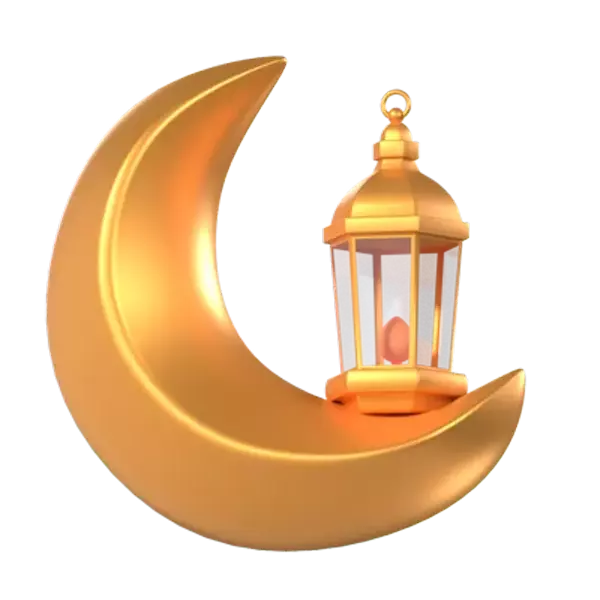 Islamic Lantern 3D Graphic