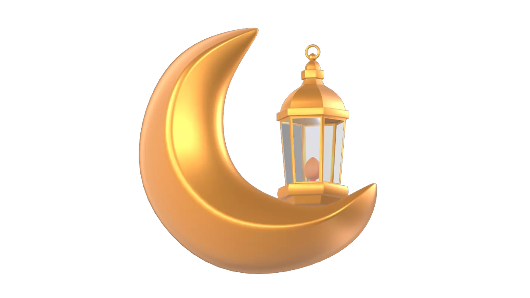Islamic Lantern 3D Graphic