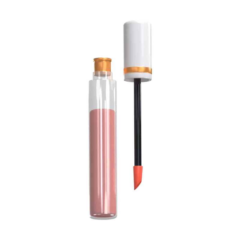 3D Lip Gloss to Moisturize Dry Lips 3D Graphic