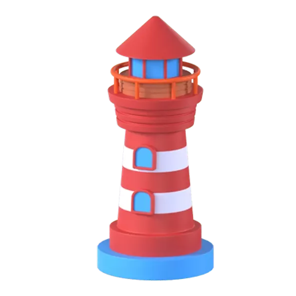 Light House 3D Graphic