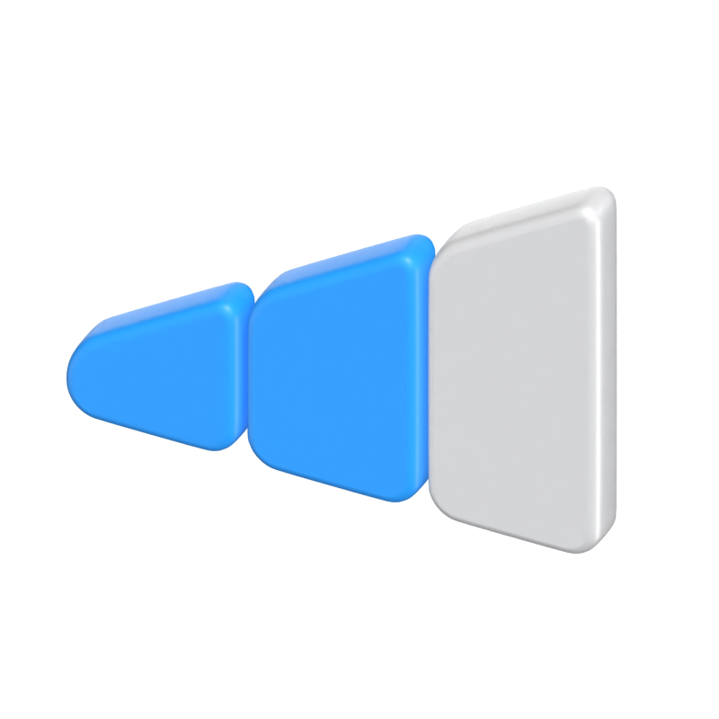 3D Network Signal Bar Icon Model 3D Graphic