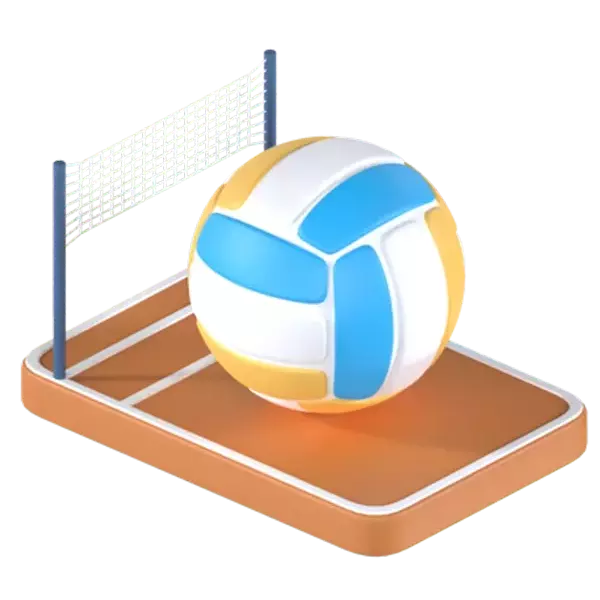 Volleyball 3d model--448afa03-aa23-491a-95dd-ba1812b7f5a5