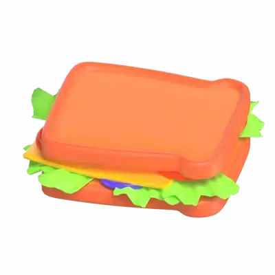 Sandwich 3d model--de140596-c5c2-4871-954e-c3efd80cfa81