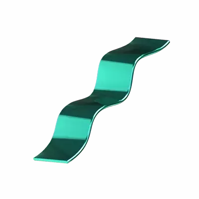 Waves 3D Graphic
