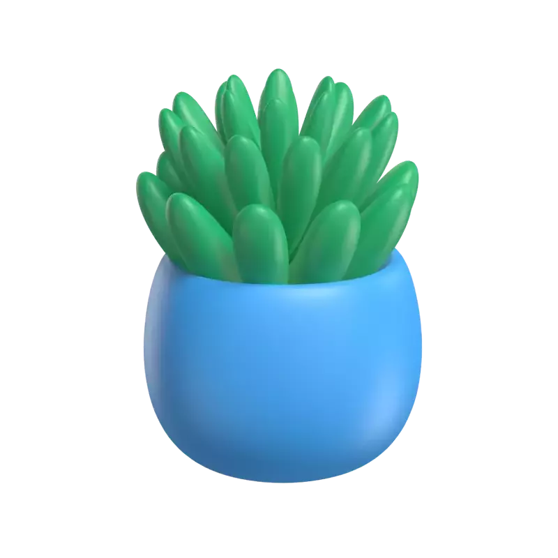 Plant For Workstation And Home Office 3D Model 3D Graphic