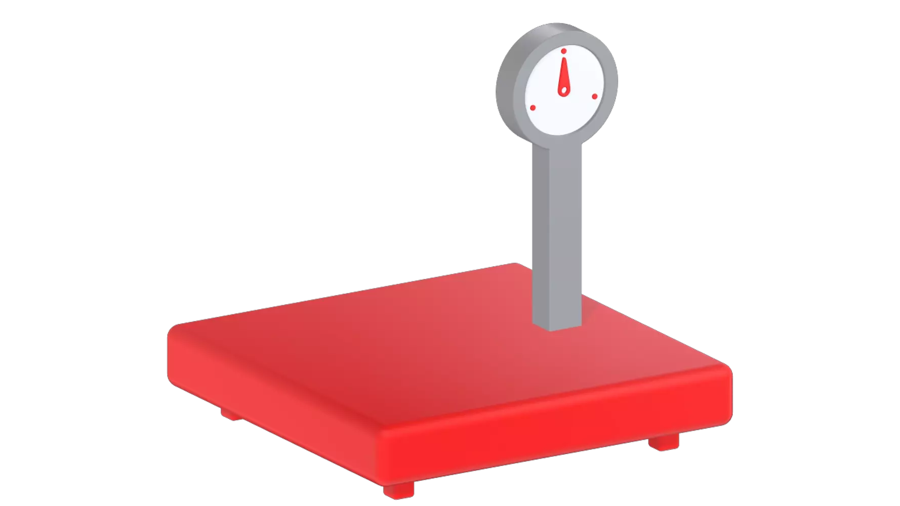 Weight Scale 3D Graphic
