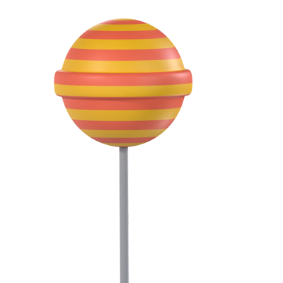 Lollipop 3D Graphic