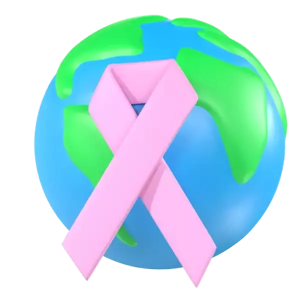 World Cancer Day 3D Graphic